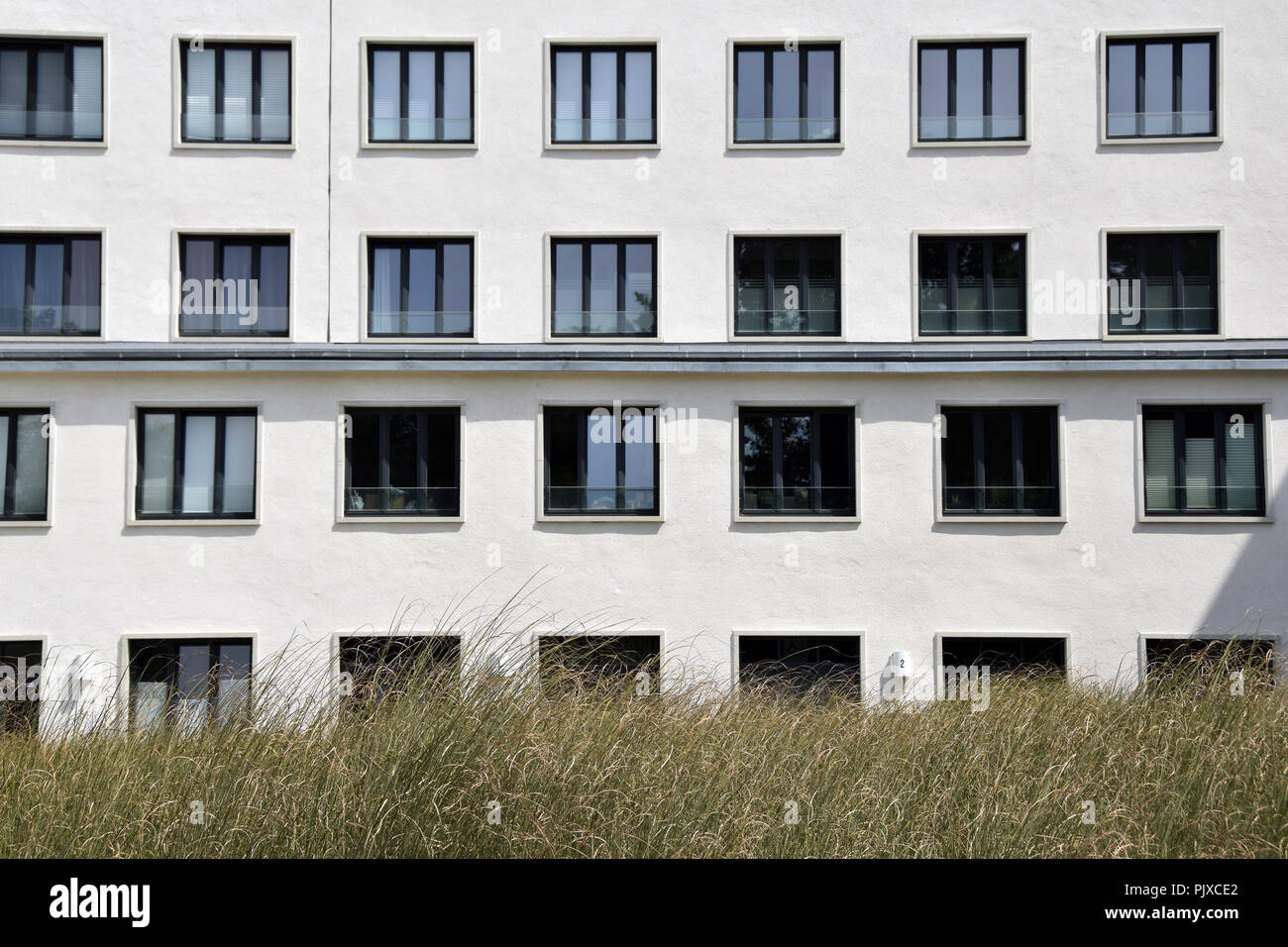 El ex nazi Seaside Resort en Prora es bajo completa restauration, noreste de Alemania. Foto de stock