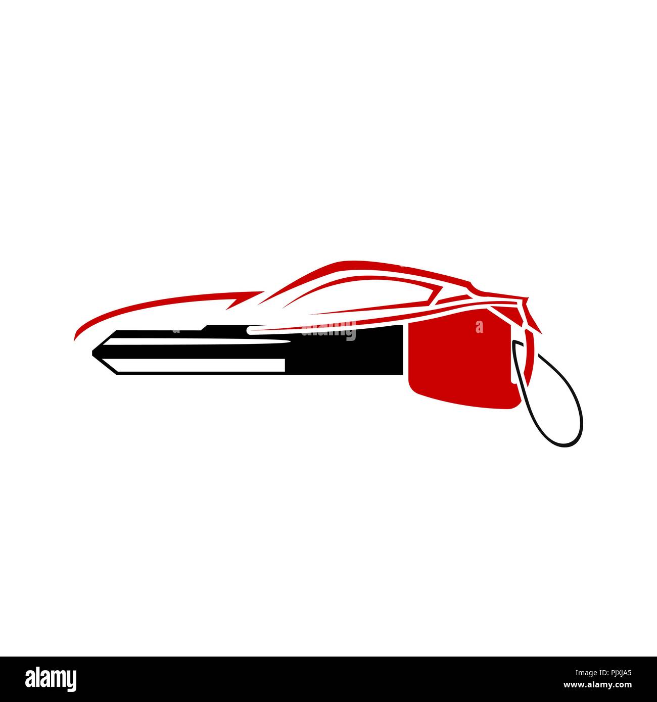 Diseño de logotipo de coche coches Auto con llave, logo, diseño de