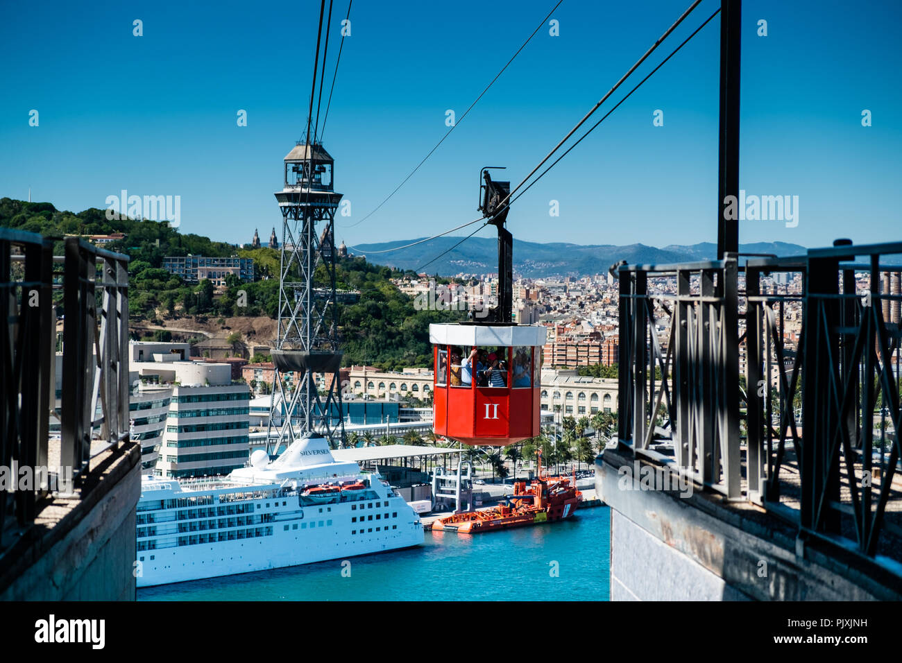 Teleférico del puerto Fotografía de stock - Alamy