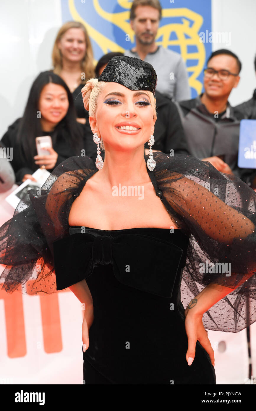 Toronto, Ontario, Canadá. 9 Sep, 2018. LADY GAGA asiste a "Ha nacido una estrella' estreno durante el 2018 Toronto International Film Festival en Roy Thompson Hallon Septiembre 09, 2018 en Toronto, Canadá: Igor Vidyashev Crédito/Zuma alambre/Alamy Live News Foto de stock