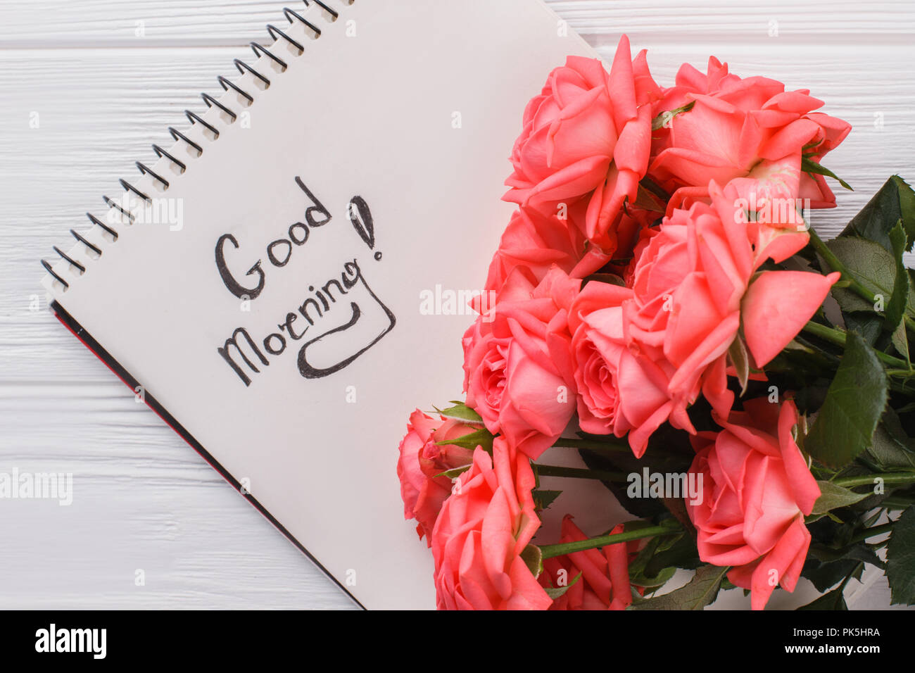 Buenos dias rosa fotografías e imágenes de alta resolución - Alamy