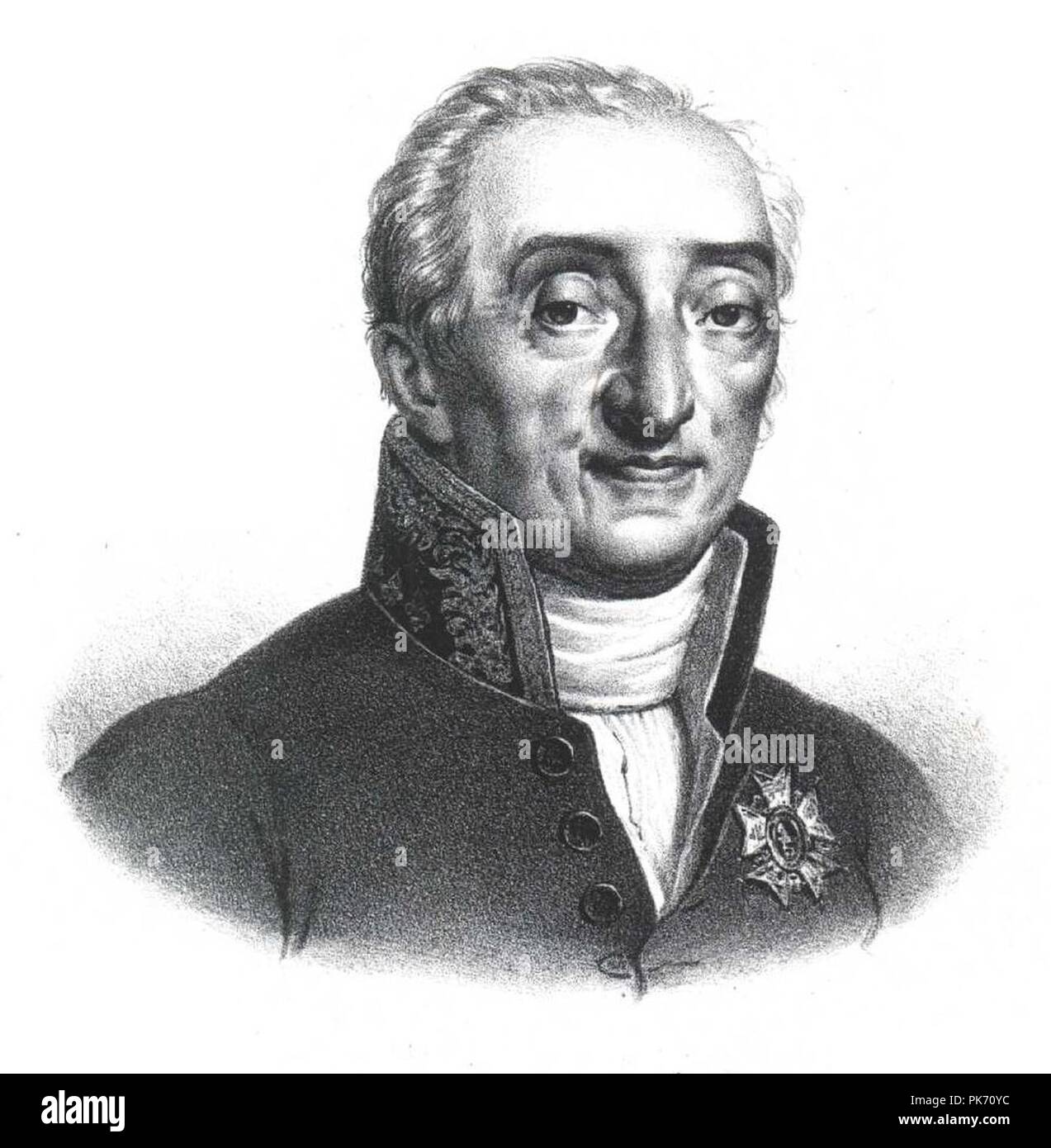 Bernard Germain de Lacépède. Foto de stock
