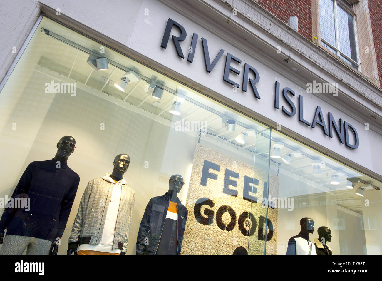 River Island store Foto de stock