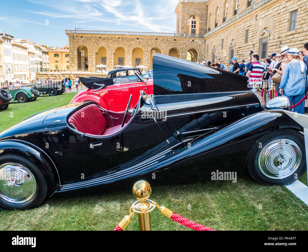 Classic Car Show en Florencia, Toscana, Italia Foto de stock