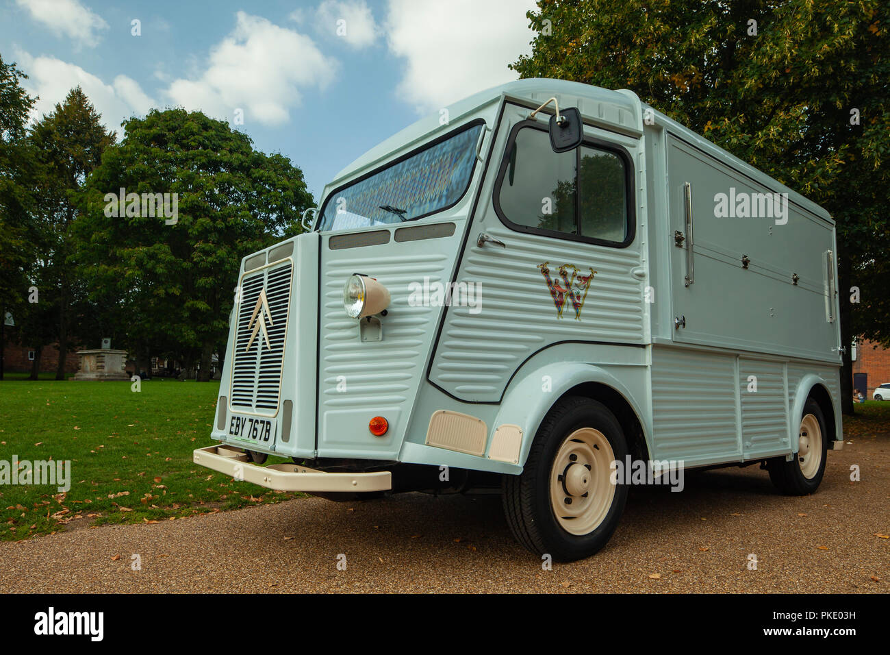 Citroën HY van en Winchester, Hampshire, Inglaterra. Foto de stock