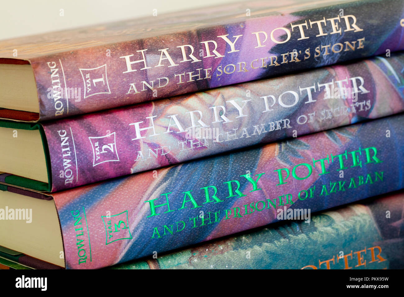Libros de Harry Potter (libro de Harry Potter) - EE.UU. Foto de stock