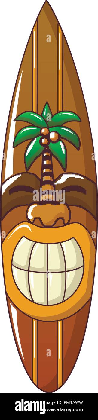 Icono de ídolo azteca, estilo de dibujos animados Imagen Vector de stock -  Alamy
