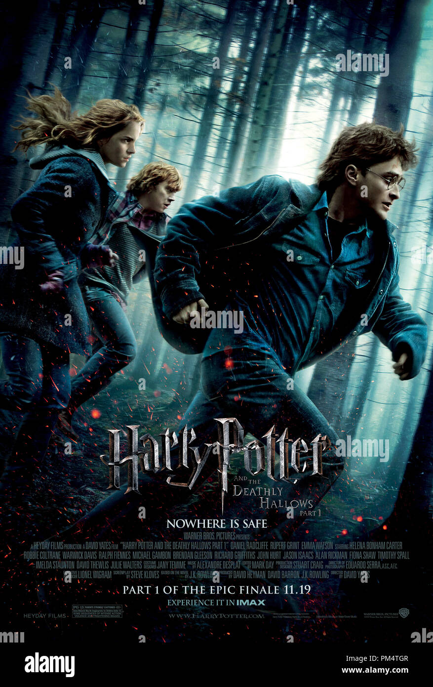 Harry Potter y las Reliquias de la muerte Parte I 2010 Poster Fotografía de stock Alamy