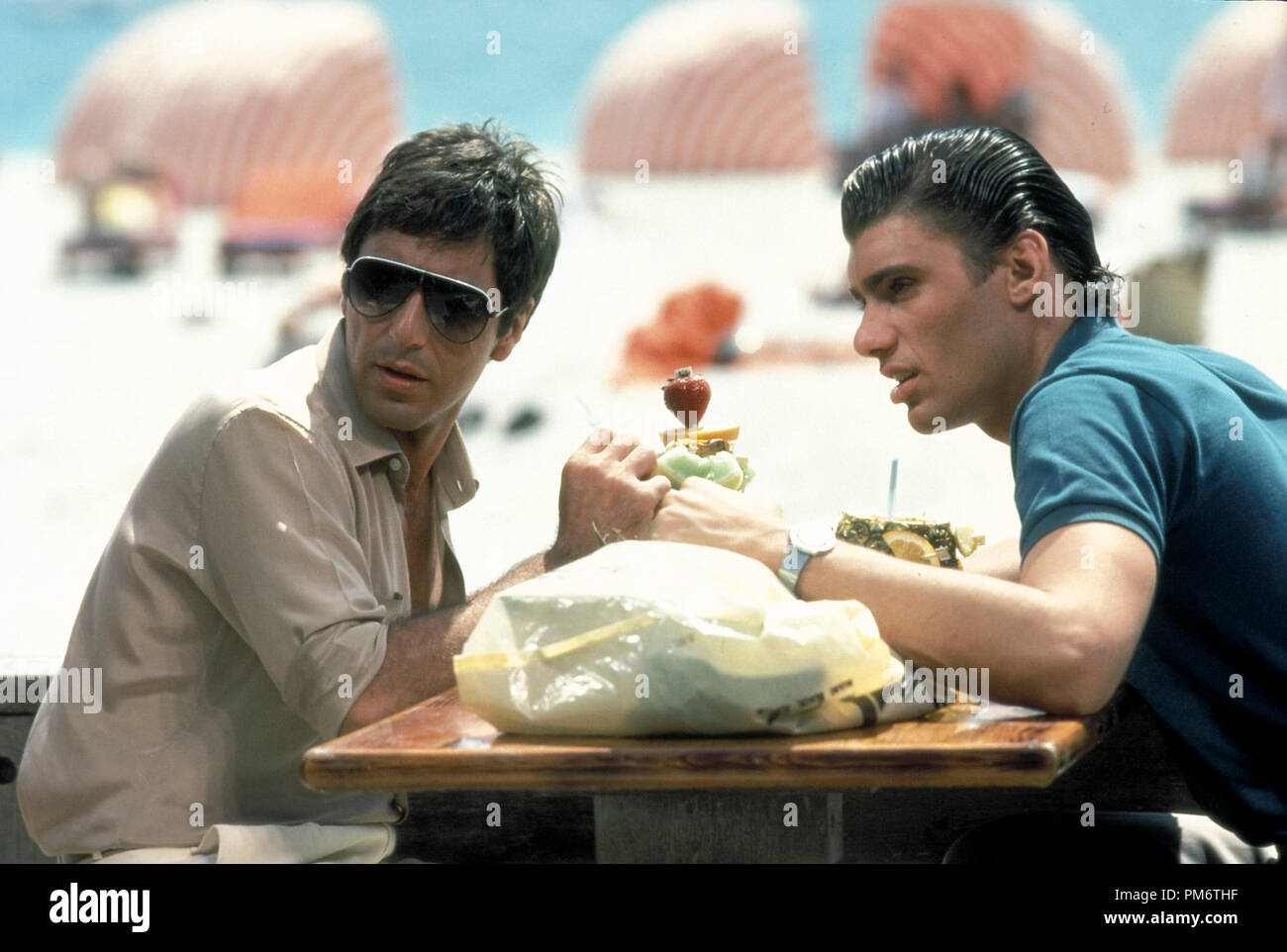 Película que todavía de 'Scarface' Al Pacino, Steven Bauer © 1983 Universal Pictures Foto de stock