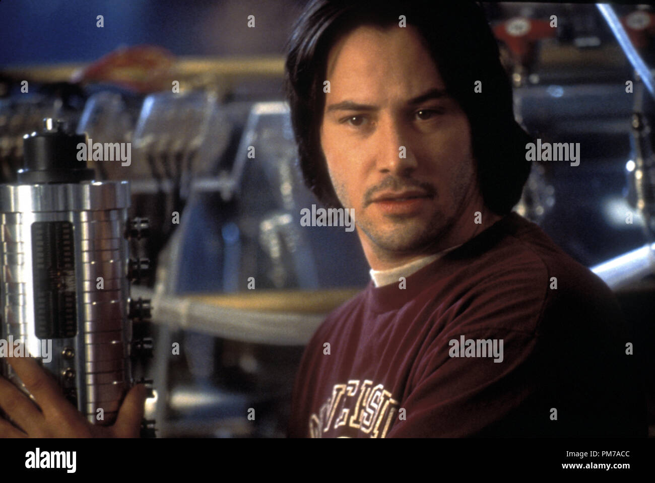 absceso cúbico medias Reacción en cadena (1996), Keanu Reeves, Morgan Freeman, Rachel Weisz CHRE  008 Fotografía de stock - Alamy