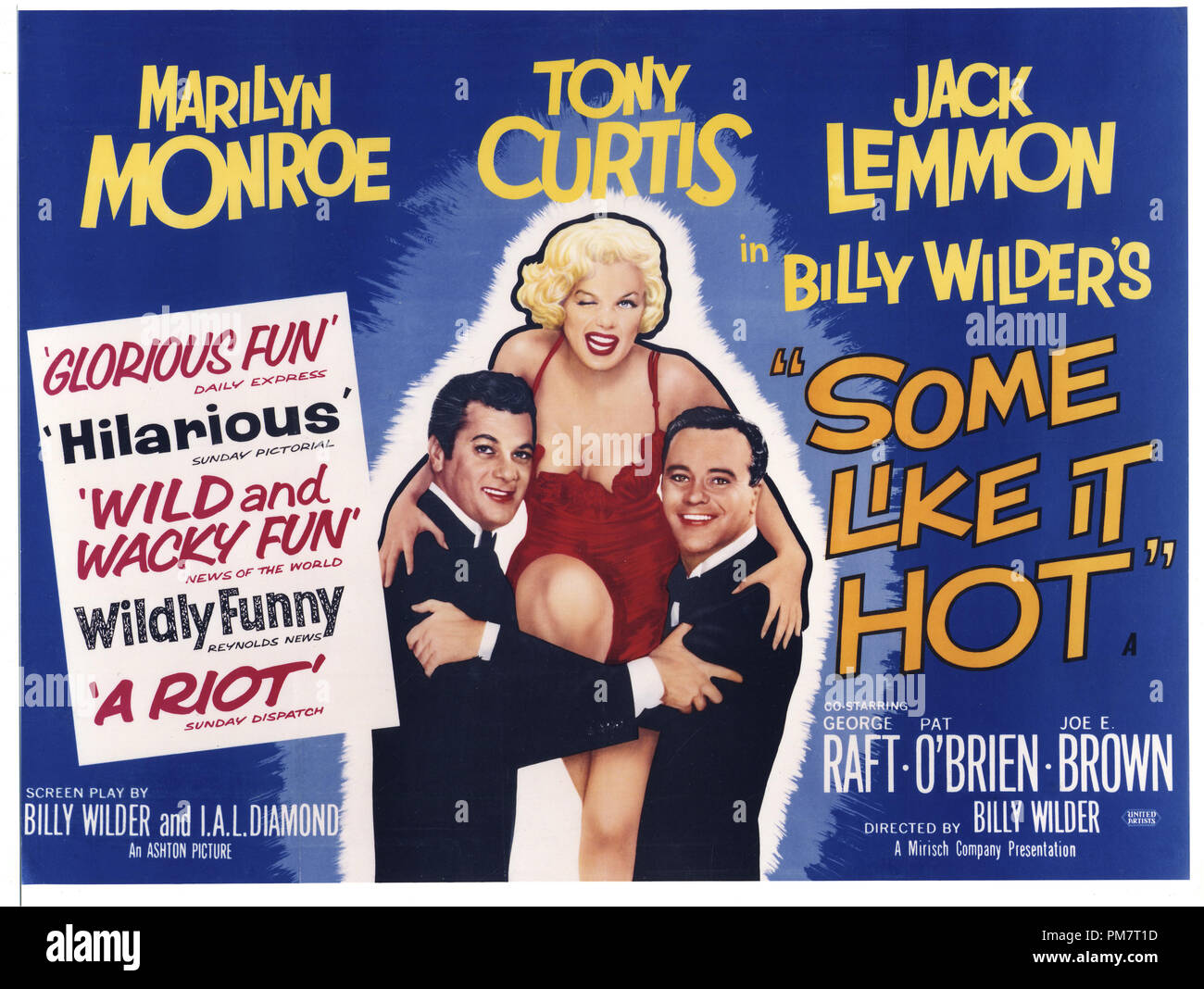 Las ilustraciones de la película 'Some gusta caliente' 1959 MGM Referencia de archivo # 31386 510tha Foto de stock