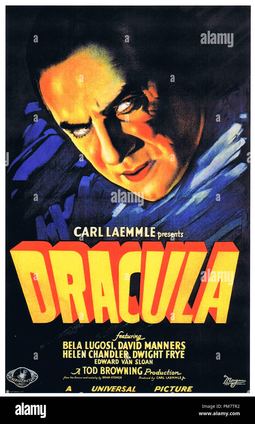 Bela Lugosi 'Dracula' de 1931 Universal Poster Archivo de referencia #  31386 772tha Fotografía de stock - Alamy