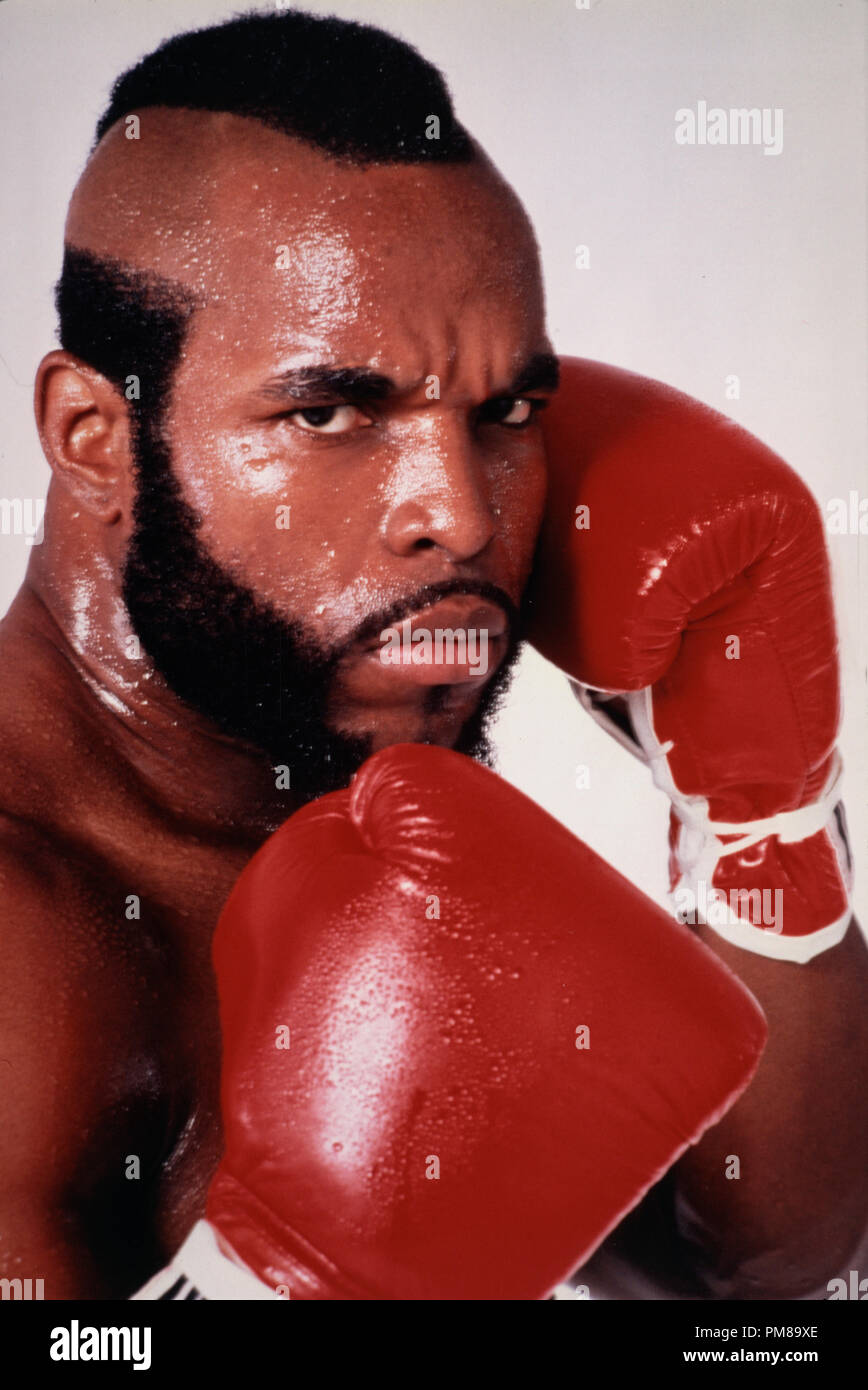 Studio publicidad todavía de 'Rocky III' Sr. T © 1982 United Artists Todos Los Derechos Reservados Archivo de referencia # 31710121THA sólo para uso editorial Foto de stock