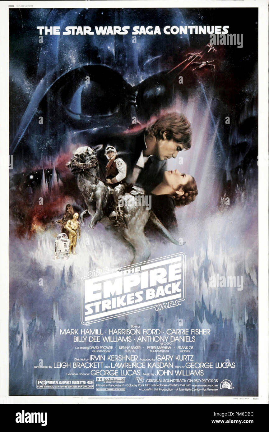 Apellido Ocho Movilizar Star Wars Episodio V: El Imperio Contraataca" 1980 Cartel Archivo de  referencia # 31955 451tha Fotografía de stock - Alamy