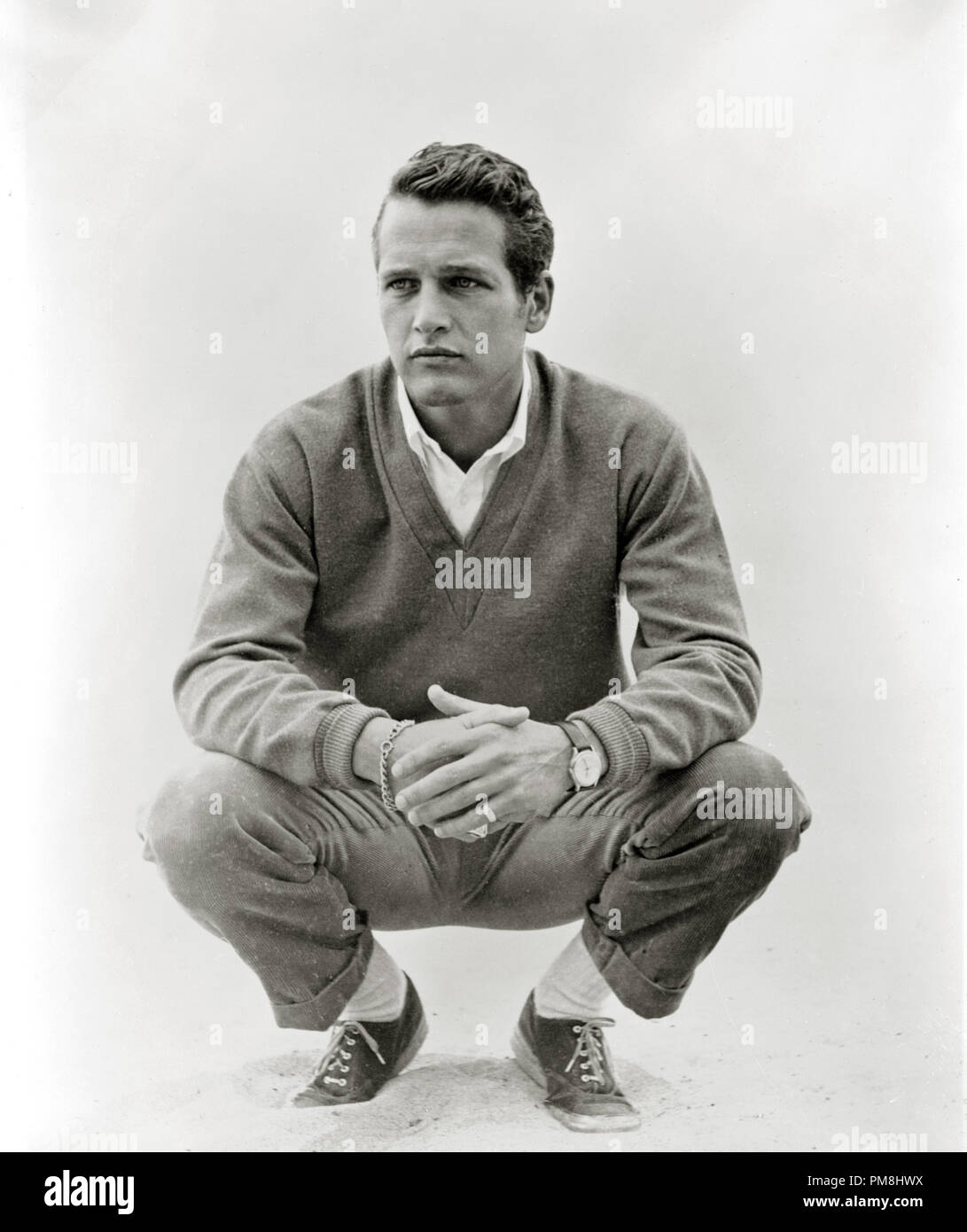 (Archivística Cine Clásico - Paul Newman retrospectiva) Paul Newman, circa 1958. Archivo de referencia # 31510 028tha Foto de stock