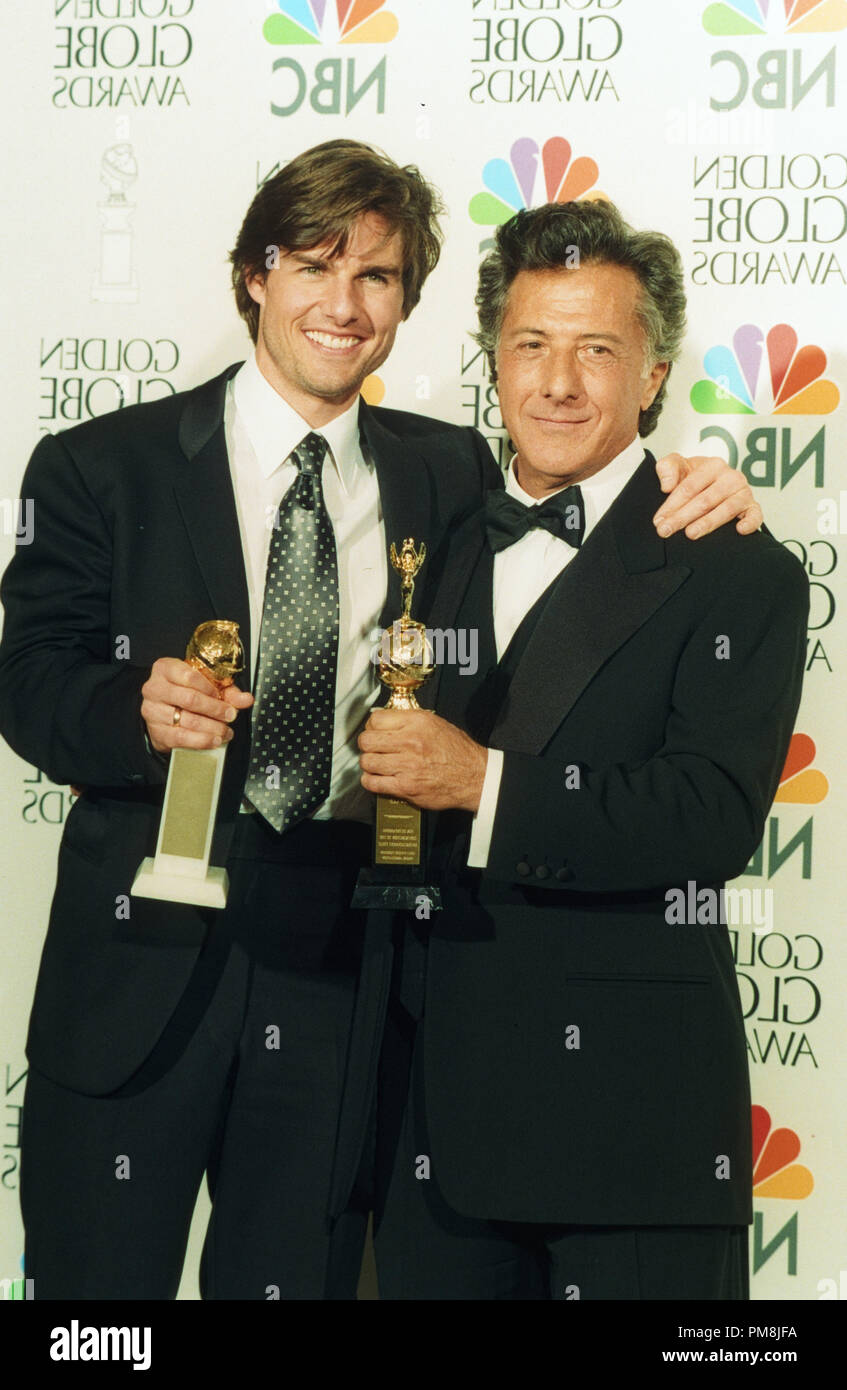 Tom Cruise y Dustin Hoffman en los Golden Globe Awards 1997 © CCI /El