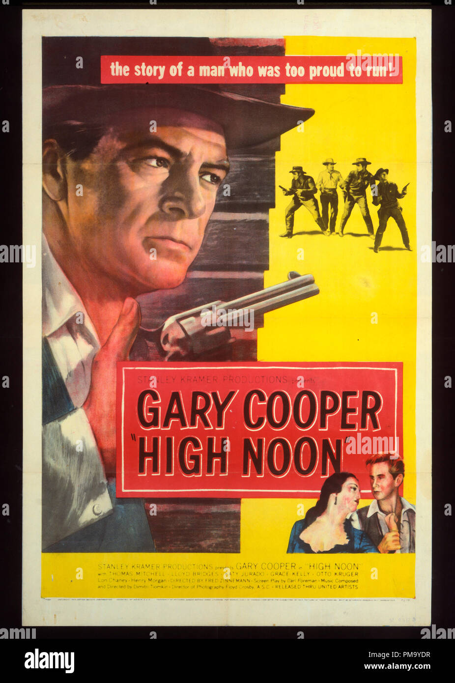 "High Noon" Poster 1952 Archivo Universal referencia # 31780 097tha Foto de stock