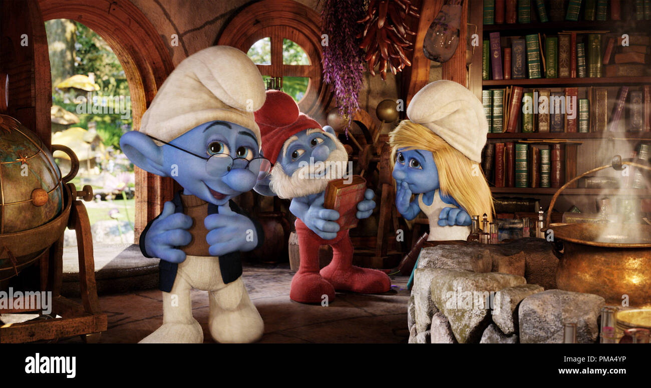 Pitufo narrador (Tom Kane), Papá Pitufo (Jonathan Winters) y Smurfette (Katy Perry) en Sony Pictures Animation los pitufos 2 Fotografía de stock - Alamy Pitufo narrador (Tom Kane), Papá Pitufo (Jonathan Winters) y Smurfette (Katy Perry) en Sony Pictures Animation los pitufos 2 Fotografía de stock - Alamy