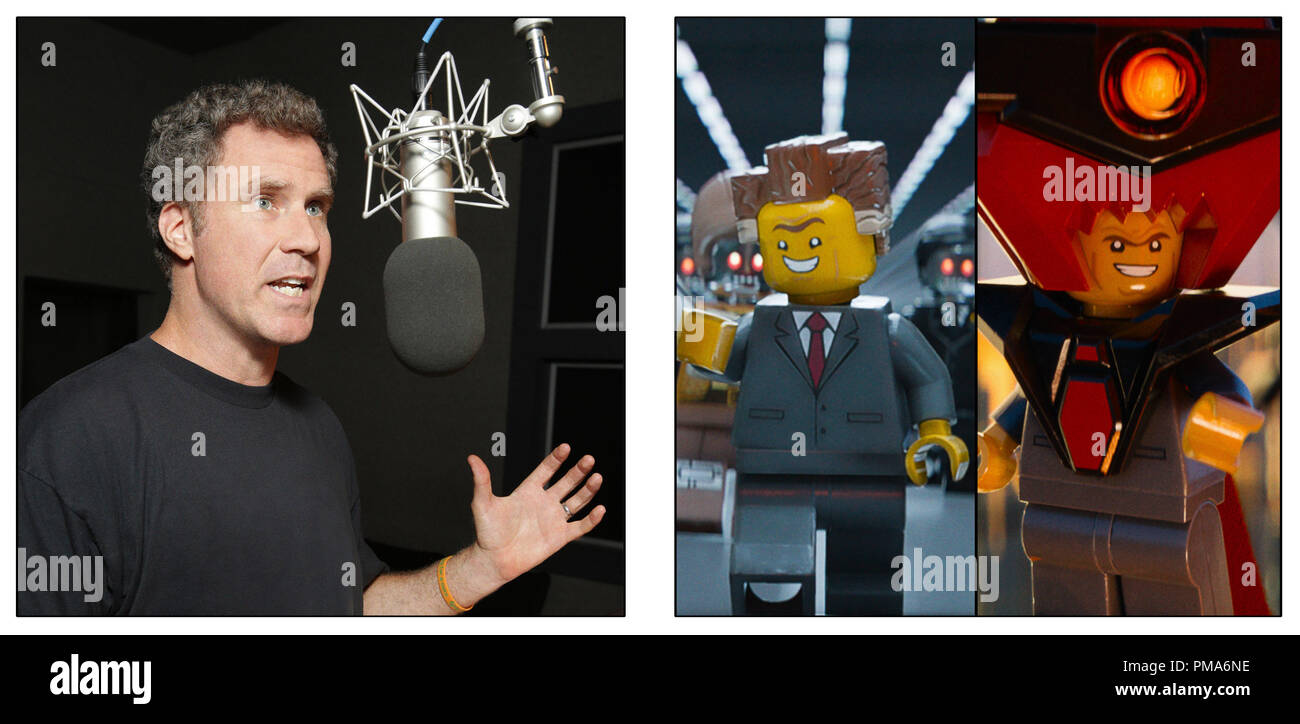 WILL FERRELL, voz de LEGO® minifigure Señor Presidente/negocios en la  aventura de animación 3D por computadora 'LEGO®', película de Warner Bros  Pictures, Village Roadshow Pictures y LEGO System A/S. Una liberación de