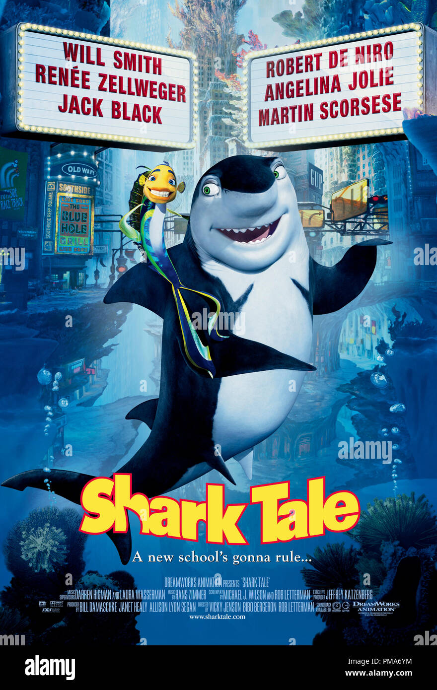 'Shark Tale' (2004) Dreamworks Poster Fotografía de stock Alamy