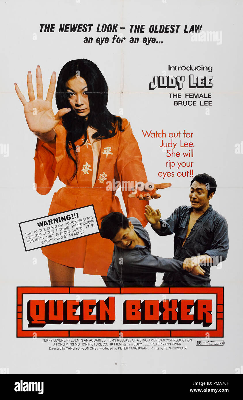 "Kung Fu Queen' aka 'Reina Boxer" (1972) acuario Archivo Póster referencia # 32263 026tha Foto de stock