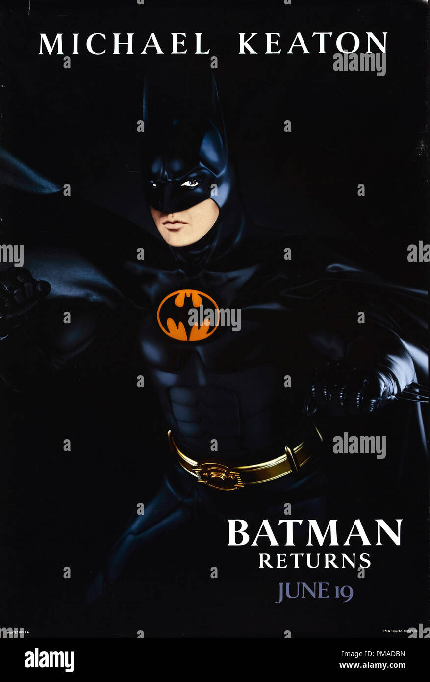 Batman returns' - Nosotros Cartel 1992 Warner Bros. Michael Keaton Archivo  de referencia # 32509 044tha Fotografía de stock - Alamy