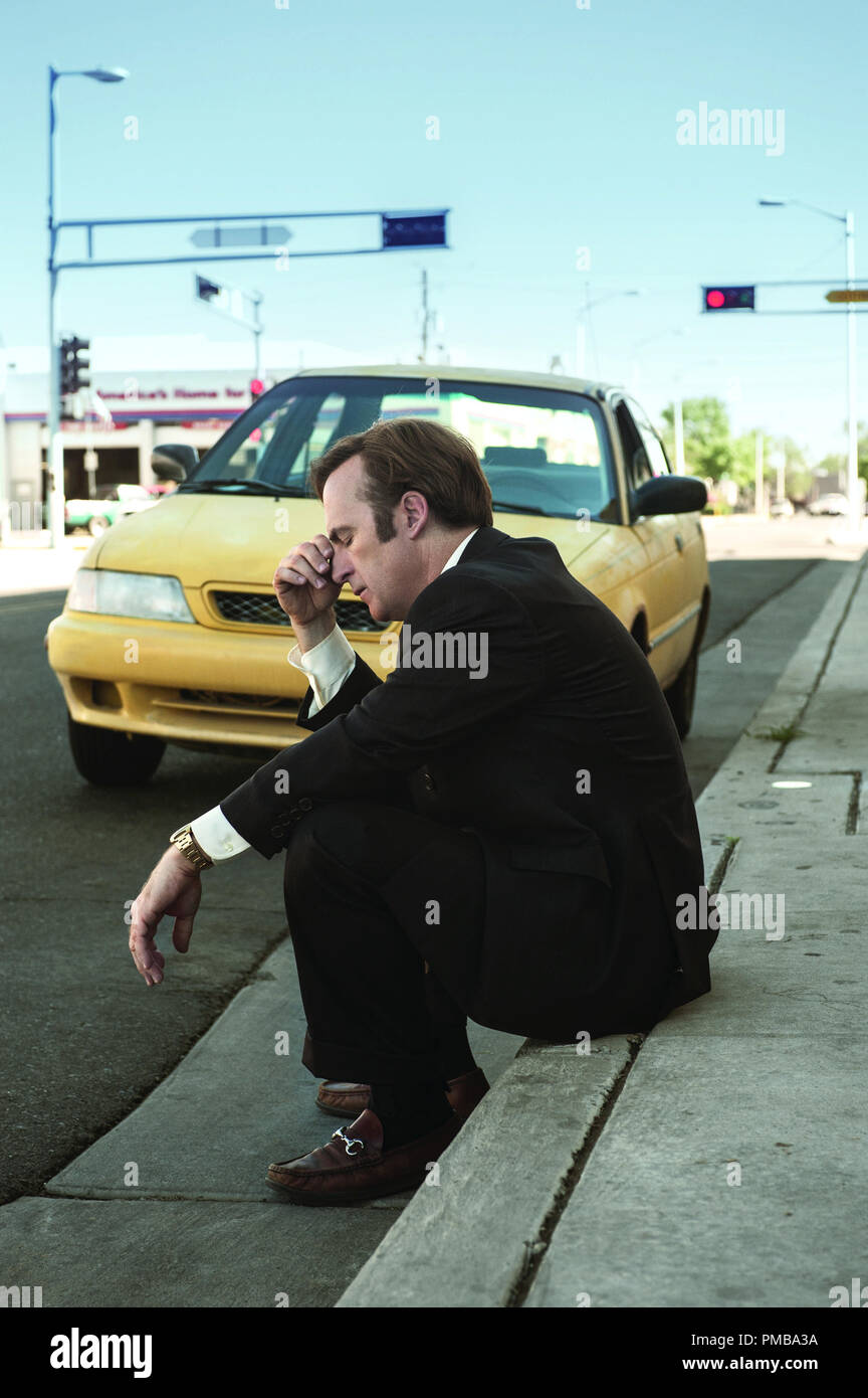 Bob Odenkirk como Saul Goodman - mejor CALL SAUL - Temporada 1, Episodio 3  - Crédito de la foto: Lewis Jacobs/amc Fotografía de stock - Alamy