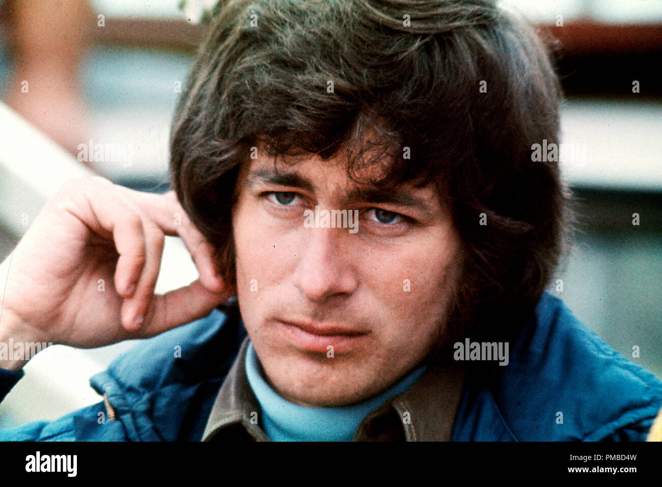 El director Steven Spielberg, 'Jaws' (1975) Universal Pictures File Reference # 32914 958tha Foto de stock