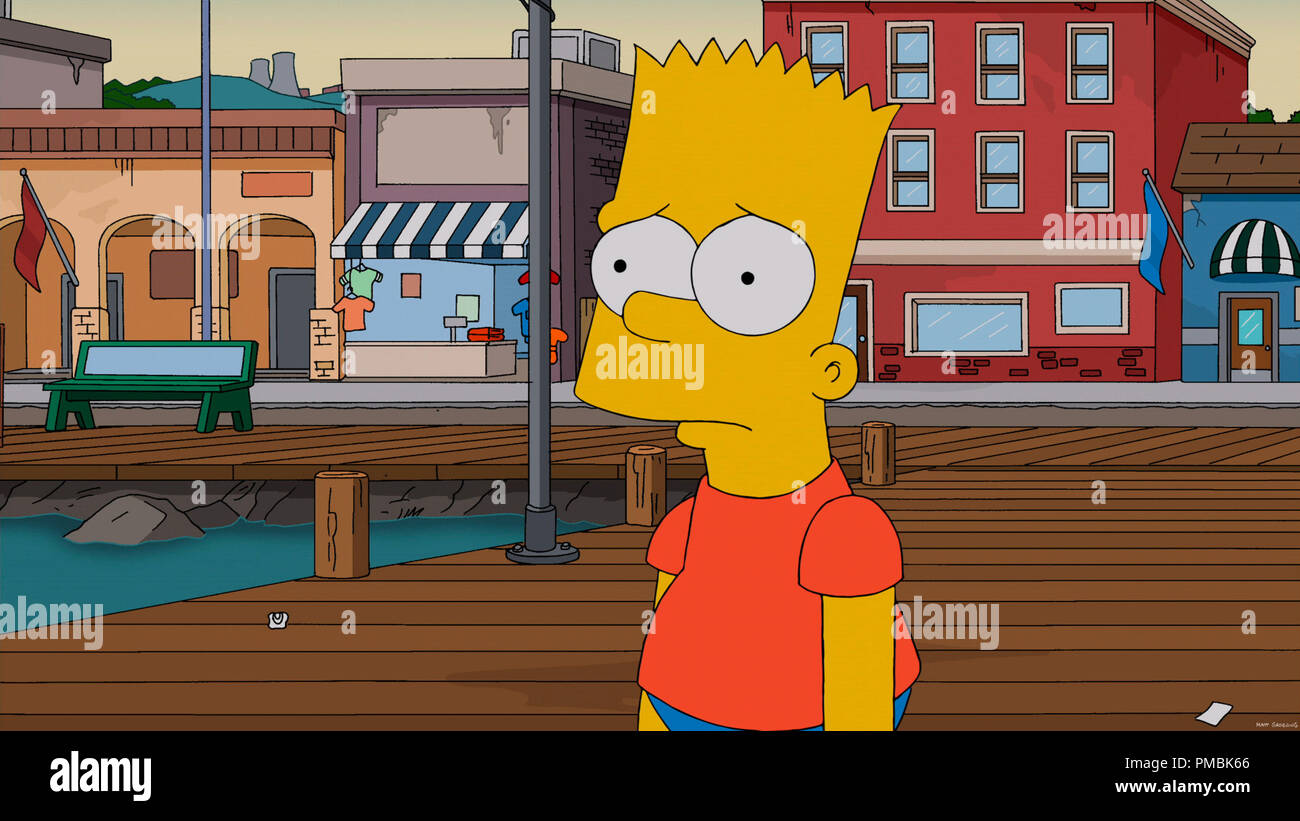 Los Simpsons: Cuando Skinner da a todos los niños una pizarra limpia, Bart  cree incluso su propio pasado indiscreciones será olvidada Fotografía de  stock - Alamy