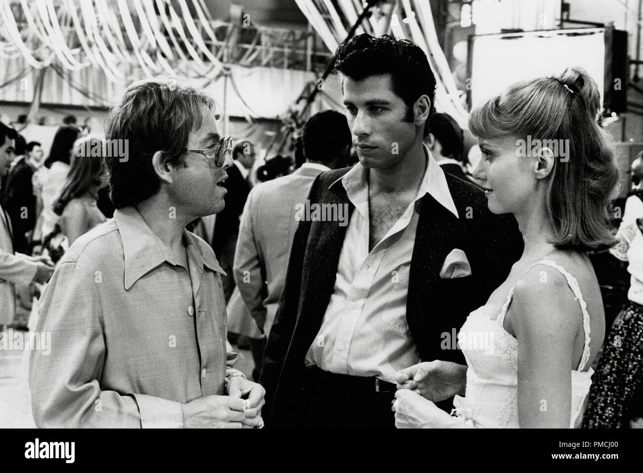 Allan Carr, John Travolta, Olivia NewtonJohn, 'grasa' (1978