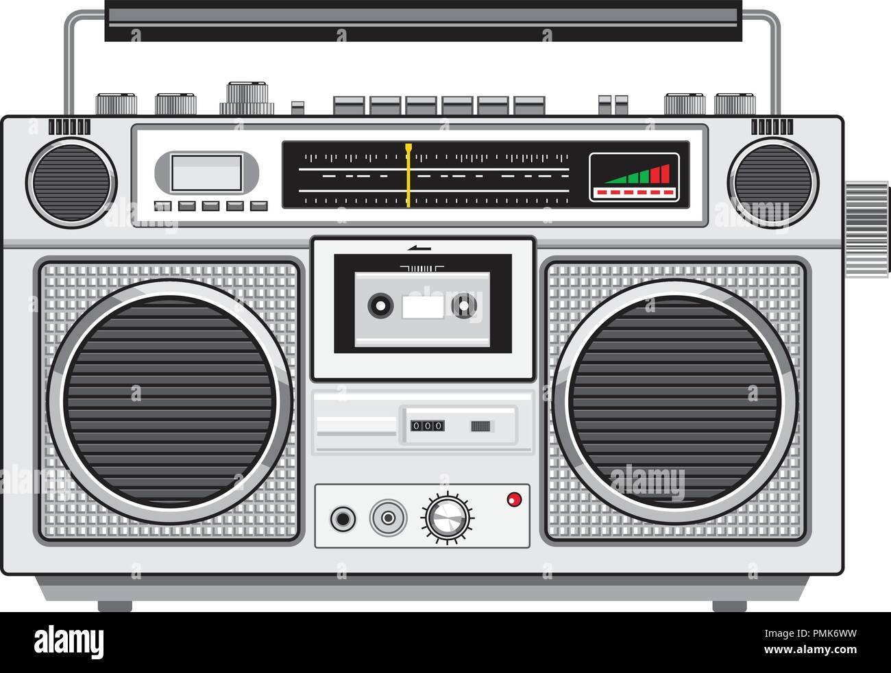 Radio cassette Imágenes vectoriales de stock - Alamy