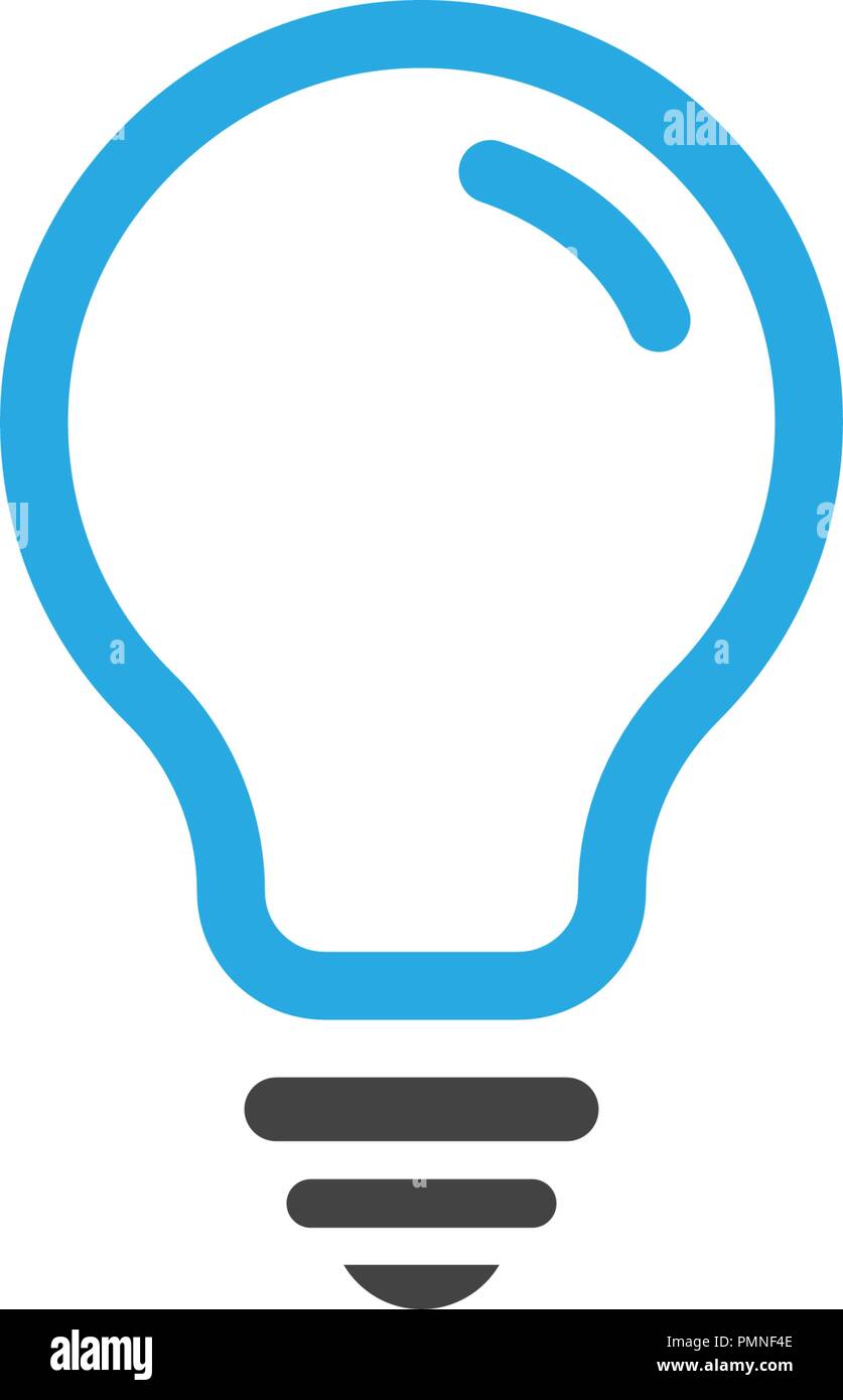 Bombilla de luz Vector symbol logo plantilla diseño vectorial Imagen Vector  de stock - Alamy