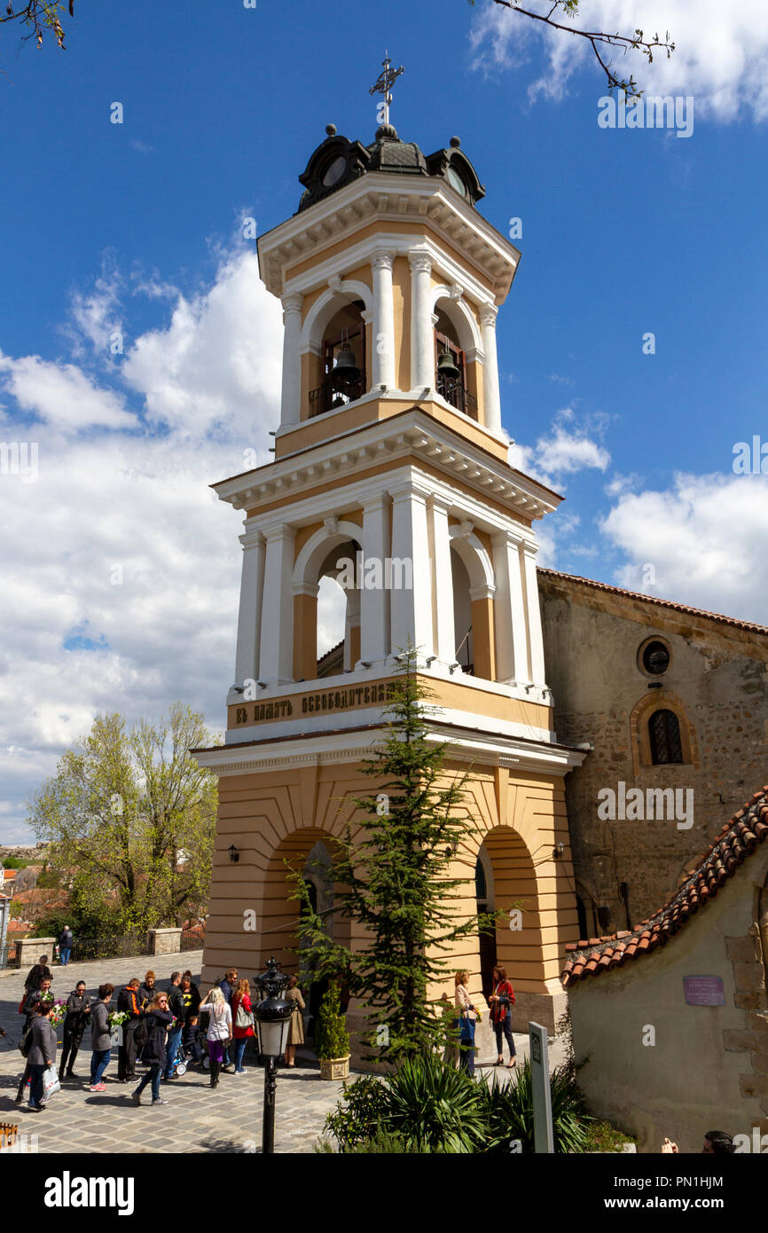 La Iglesia de la santísima Madre de Dios en Plovdiv, Bulgaria. Foto de stock