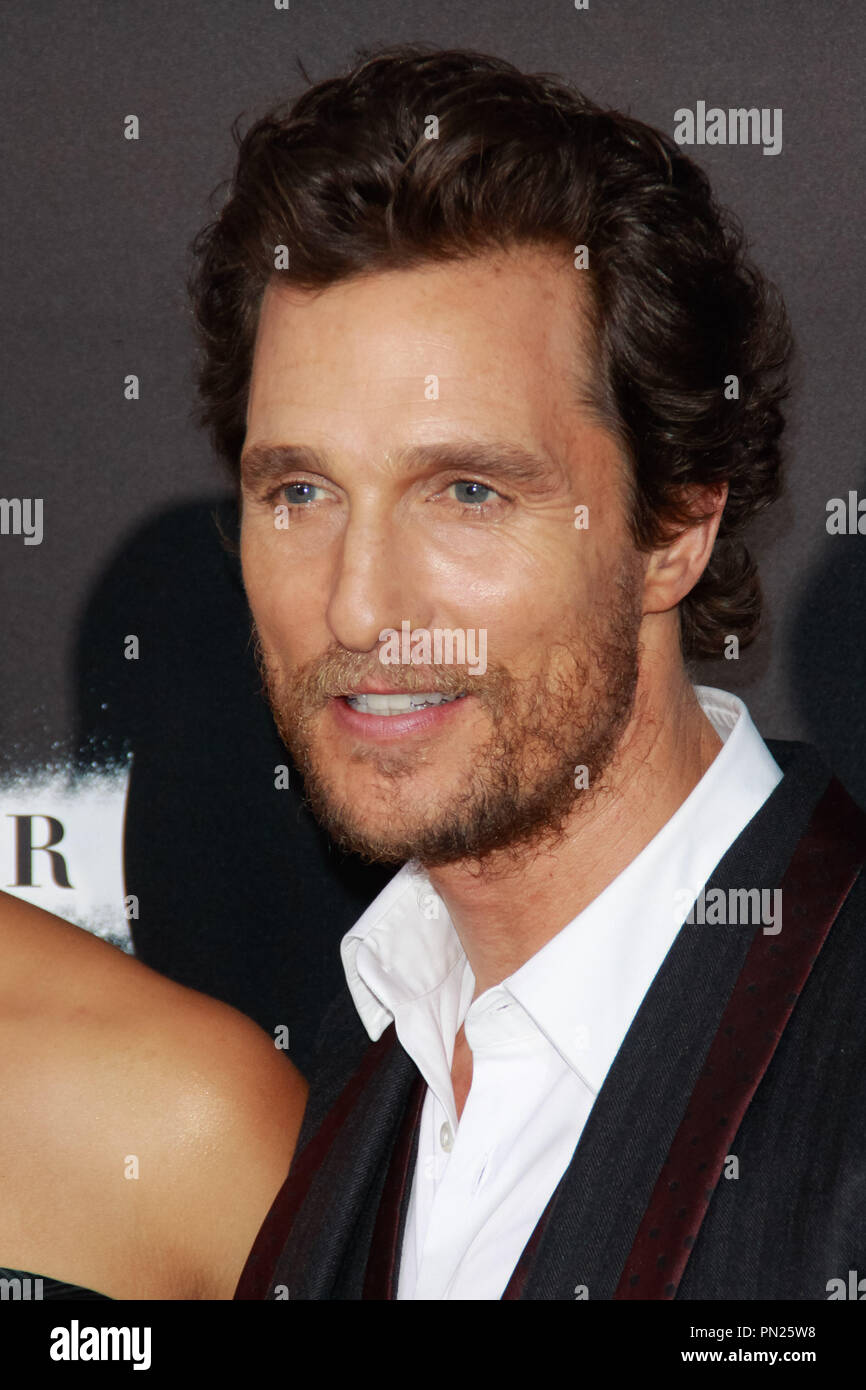 Matthew McConaughey en el Paramount Pictures en el estreno de 'Interstellar' celebrada en TCL Chinese Theatre en Hollywood, CA, 26 de octubre de 2014. Foto por Joe Martínez / PictureLux Foto de stock