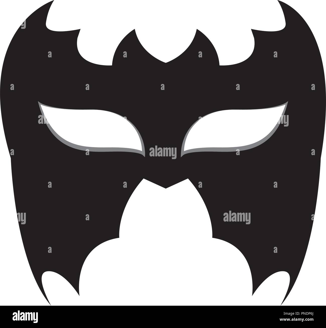 Halloween máscara de dibujos animados Imagen Vector de stock Alamy