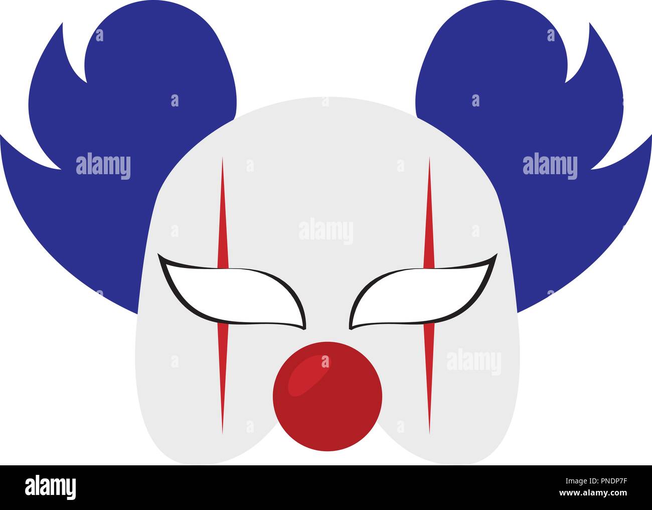 Halloween máscara de dibujos animados Imagen Vector de stock Alamy