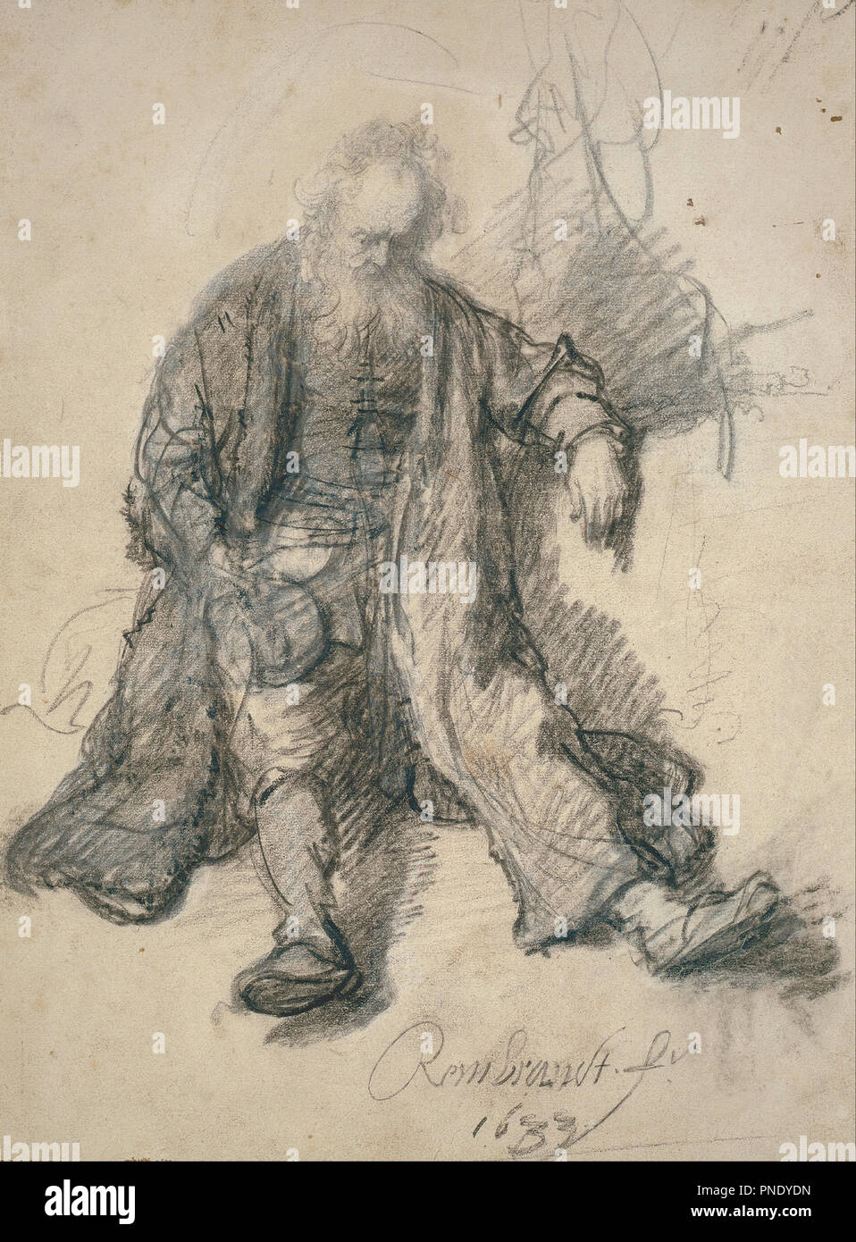 La borracha mucho. Fecha/período: 1630. Anchura: 189 mm. Altura: 253 mm (Completa). Autor: Rembrandt Harmenszoon van Rijn. REMBRANDT Harmenszoon van Rijn. Rembrandt van Rhijn. Foto de stock