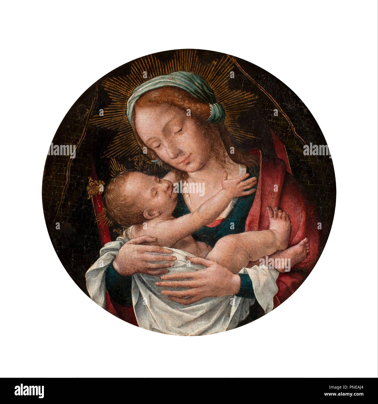 La Virgen María con el Niño Jesús / La Virgen y el niño. Fecha/período: Ca.  1520-