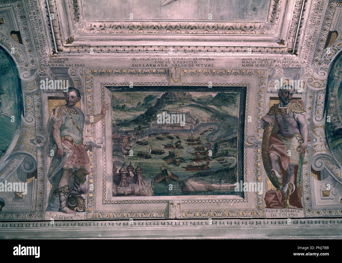 Los frescos DEL PALACIO DEL MARQUÉS DE SANTA CRUZ ANTES DE HUNGRIA Y