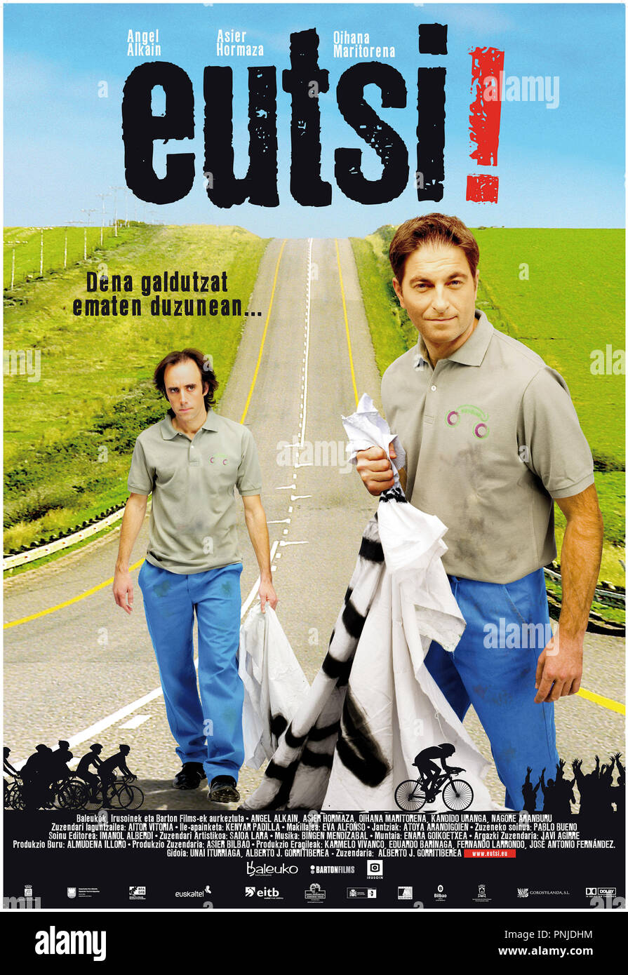 El título de la película original: Eutsi!. Título en inglés: Eutsi!. Año: 2007. Director: Alberto J. Gorritiberea. Foto de stock