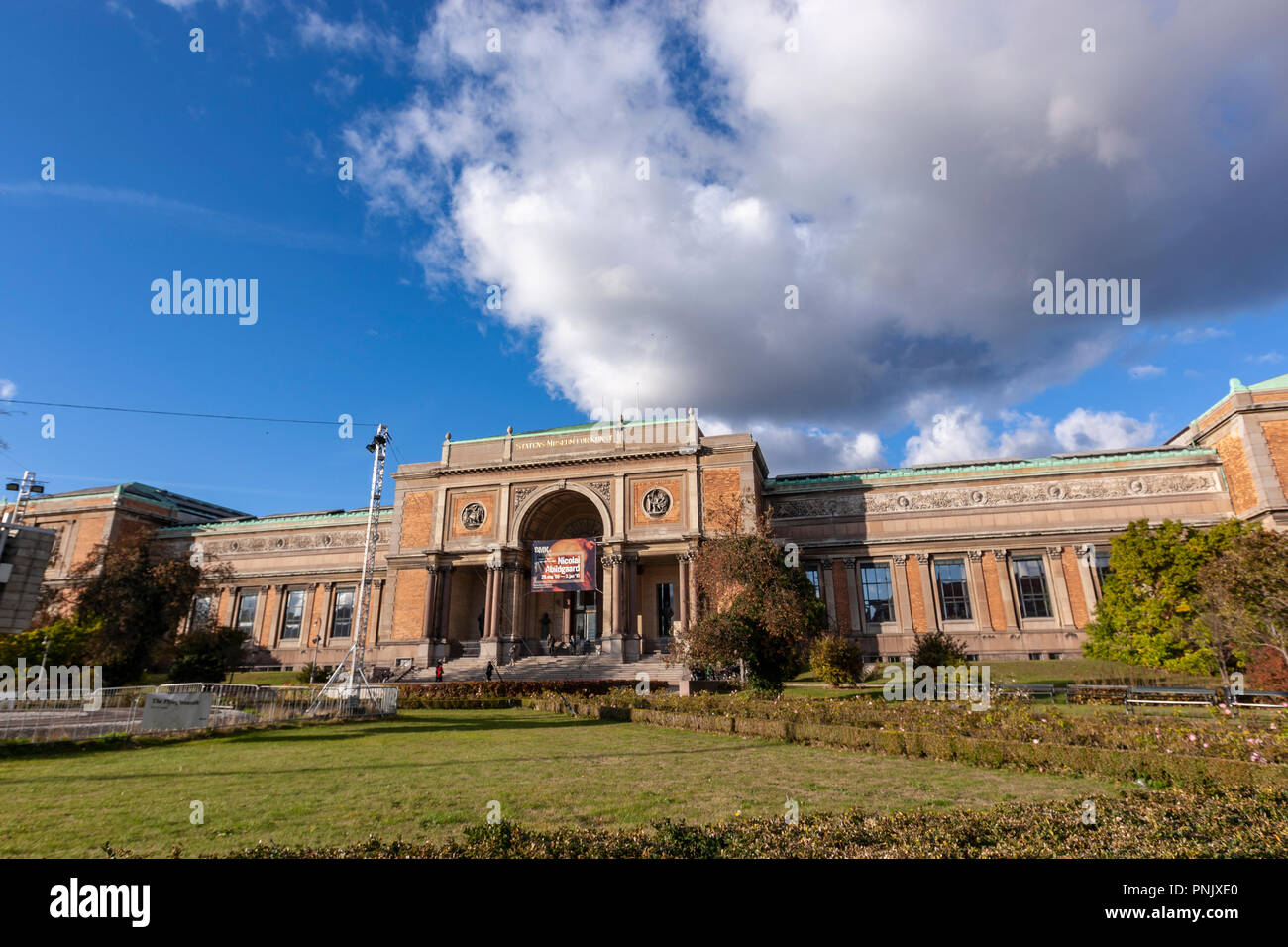 Fachada de la SMK - Statens Museum for Kunst, La Galería Nacional de Dinamarca, Copenhague, Dinamarca Foto de stock