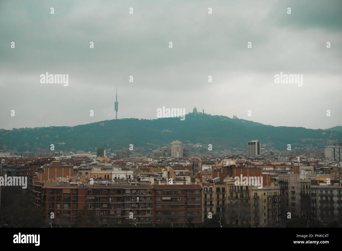 Vistas de Barcelona Foto de stock