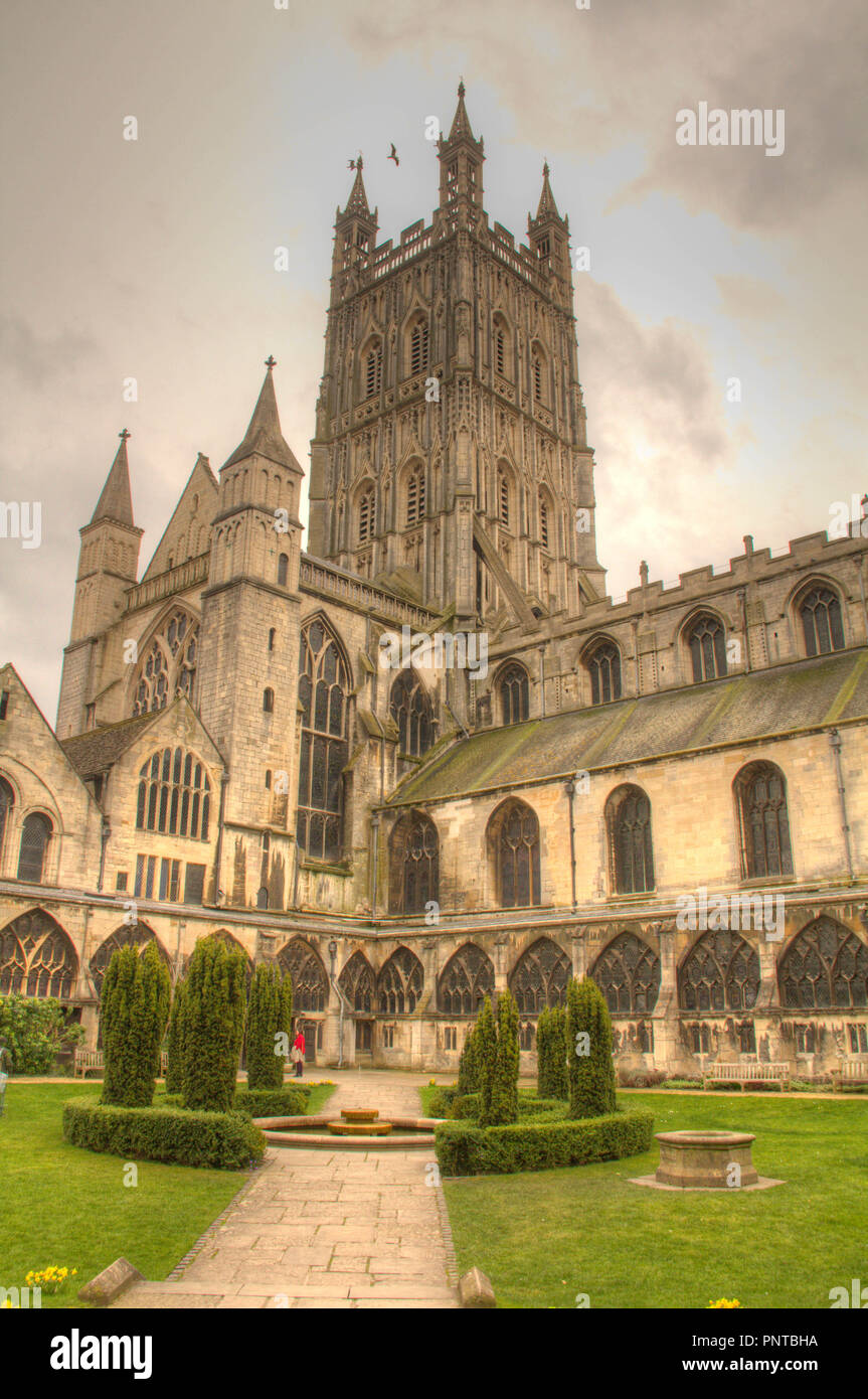 Catedral de Gloucester Foto de stock