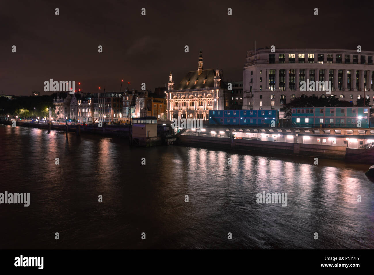 Londres de noche Foto de stock