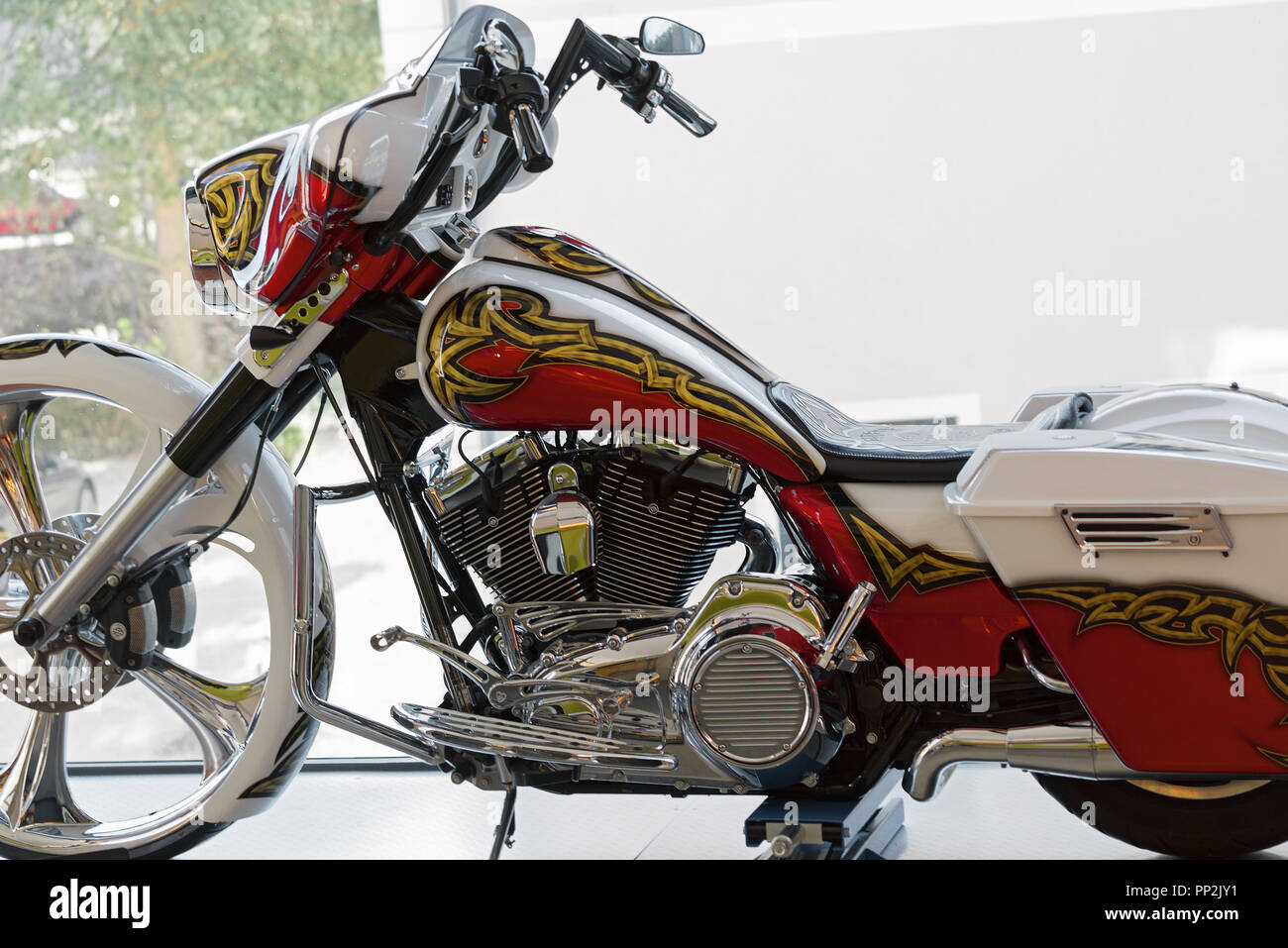 Moto Custom Da Strada Americane Foto de stock