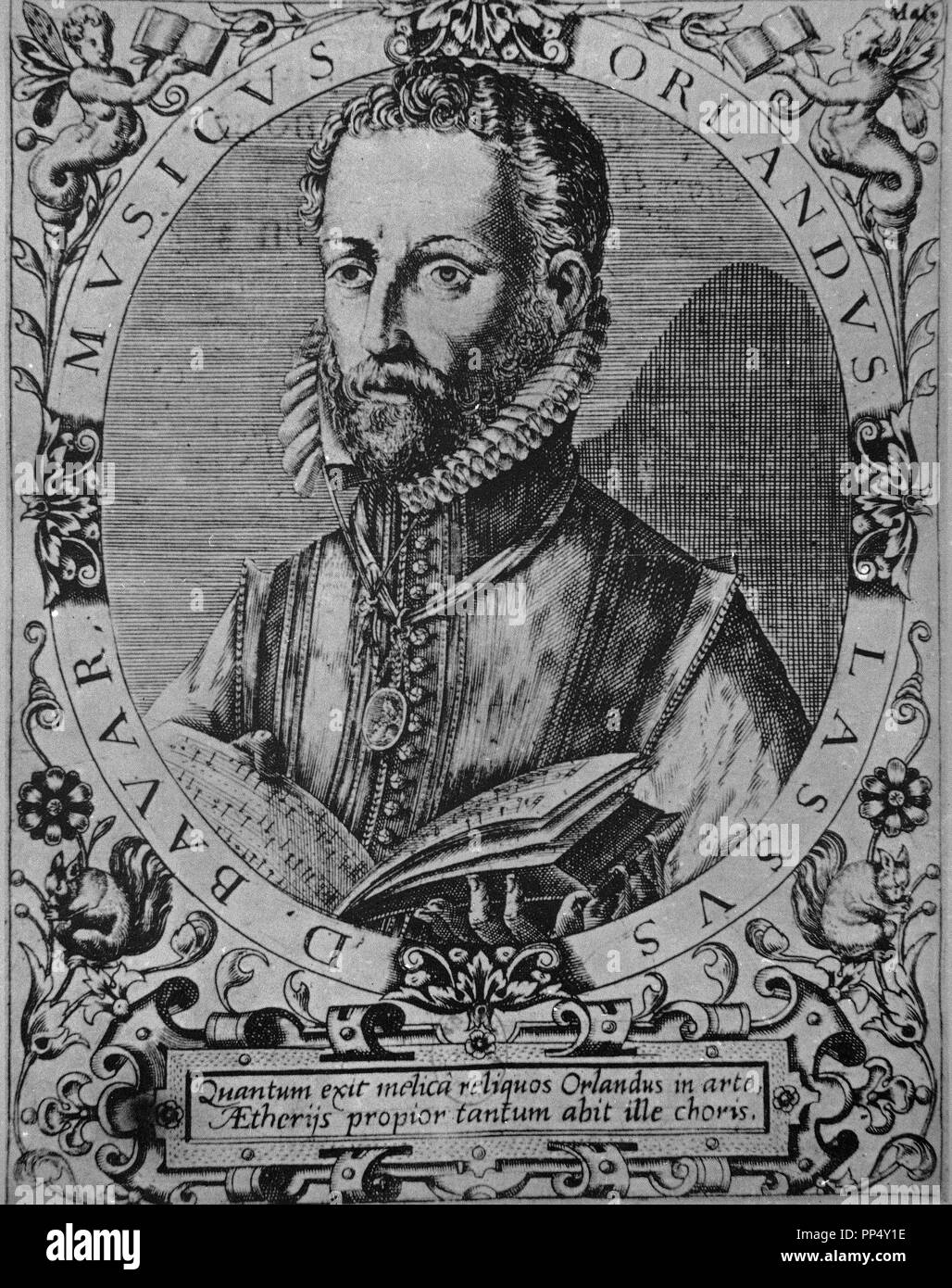 ORLANDO Di Lasso (1532-1591), compositor FLAMENCO. Foto de stock