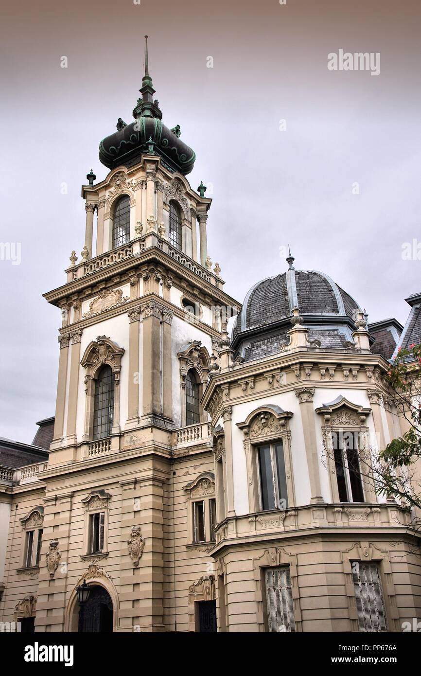 Festetics Palace en Keszthely, Hungría. Casco histórico en el condado de Zala. Foto de stock