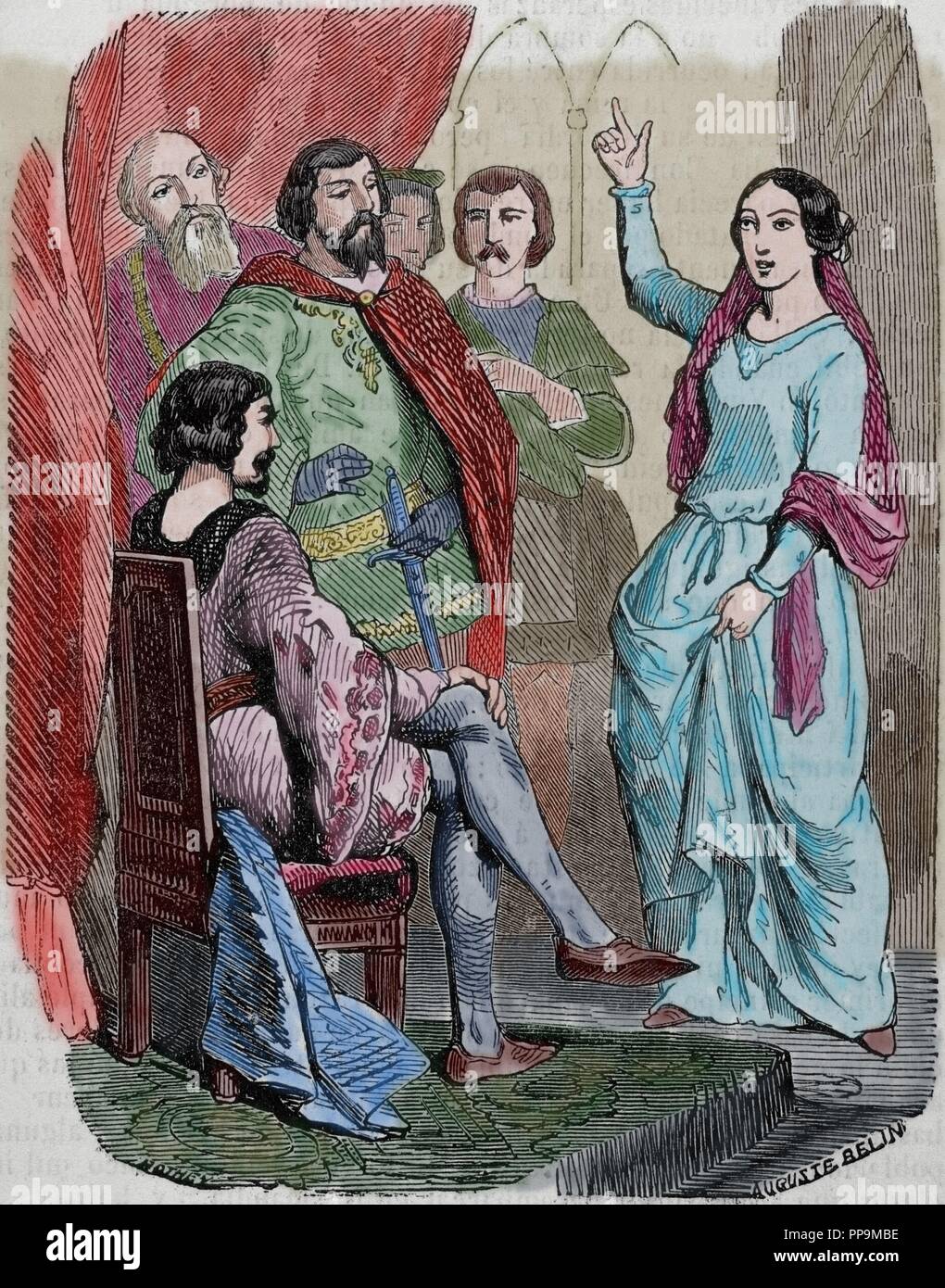 Juana De Arco O La Doncella De Orleans Folk Heroina De Francia Y Una Santa Catolica Coleccion juana de arco primavera verano 2021. https www alamy es juana de arco o la doncella de orleans folk heroina de francia y una santa catolica romana ella llevo al ejercito frances a varios importantes victorias contra inglaterra durante la guerra de los cien anos que allano el camino para la coronacion de carlos vii de francia fue quemada en la hoguera por herejia grabado por un belin reunion de juana de arco y carlos vii de francia biblioteca universal ediciones populares 1851 coloreada image220260418 html