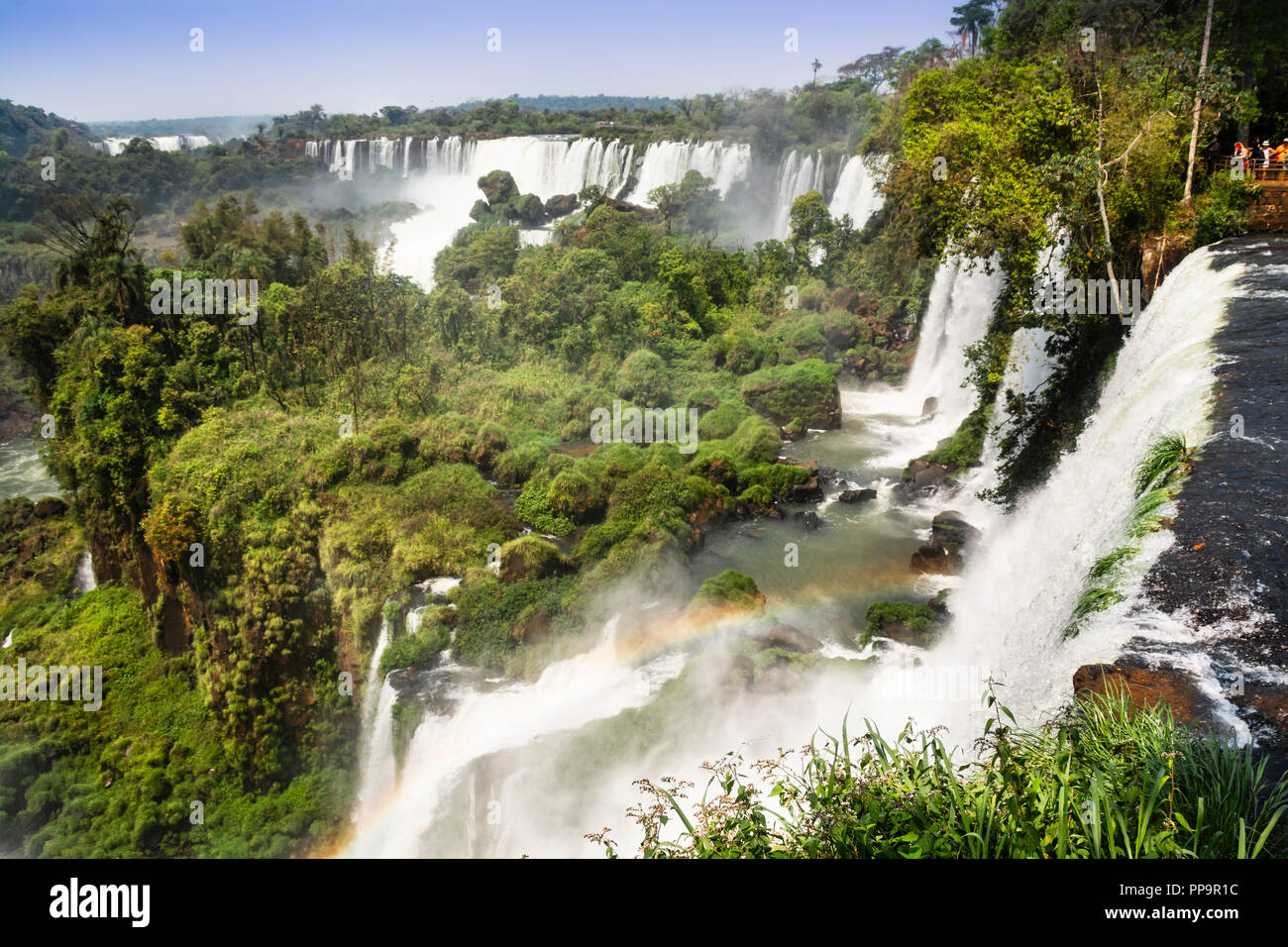 Cataratas del Iguazú, Parque Nacional Iguazu, Argentina Foto de stock