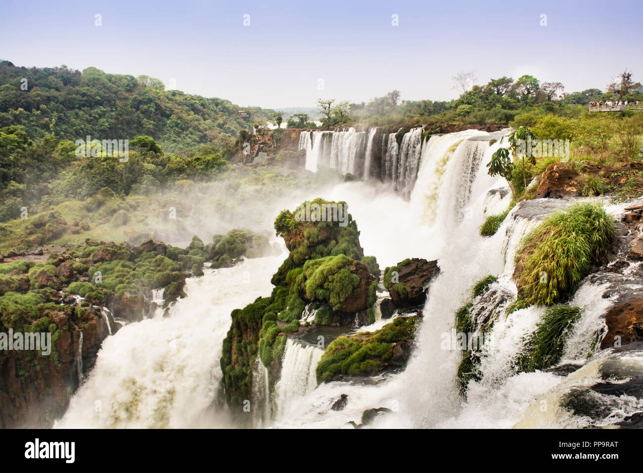 Cataratas del Iguazú, Parque Nacional Iguazu, Argentina Foto de stock